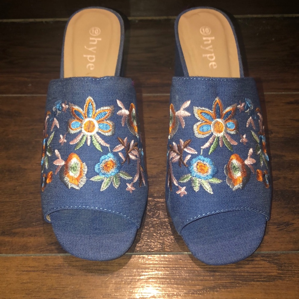 Jean heels